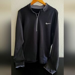 Nike Men's Dri-Fit Golf Tour Performance 1/4 Zip Pullover Knit Sweater Black XL